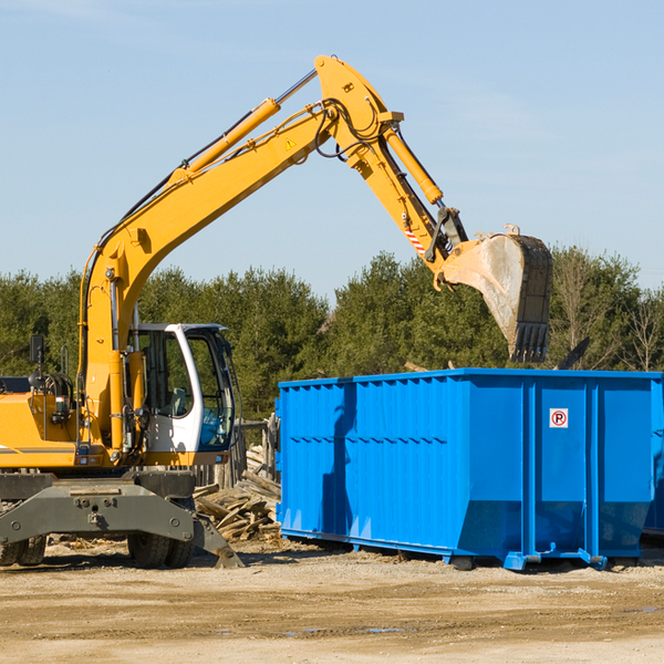 are there any restrictions on where a residential dumpster can be placed in Cairo MO